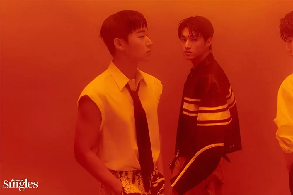 (ATEEZ) Yeosang, San & Wooyoung @ Singles Korea January 2024