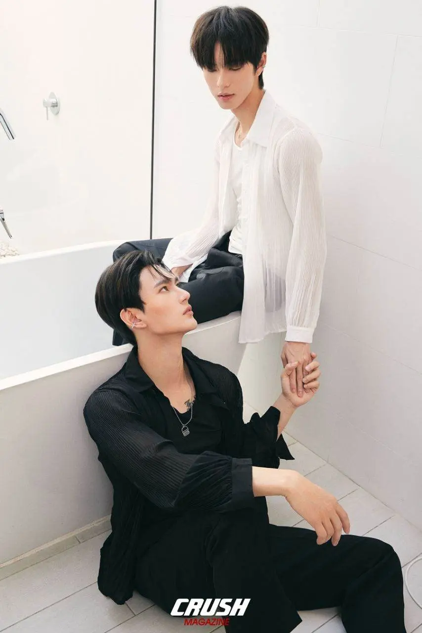 พูห์ กฤติน & พาเวล นเรศ @ CRUSH Magazine China January 2024