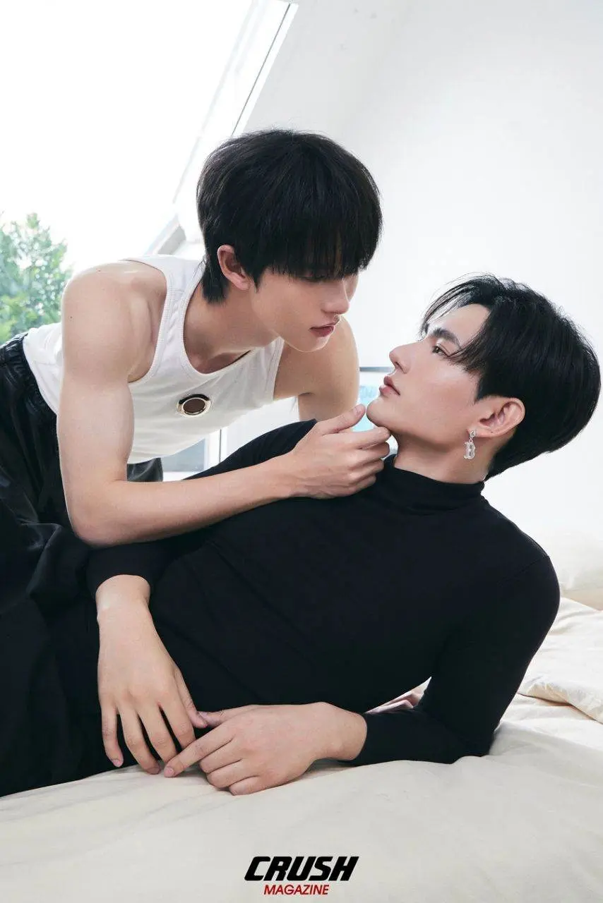 พูห์ กฤติน & พาเวล นเรศ @ CRUSH Magazine China January 2024