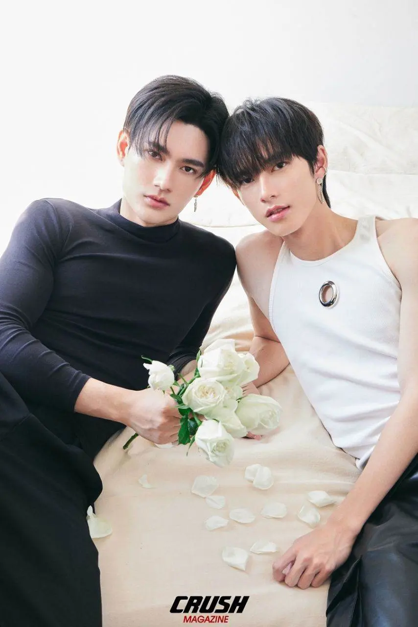 พูห์ กฤติน & พาเวล นเรศ @ CRUSH Magazine China January 2024