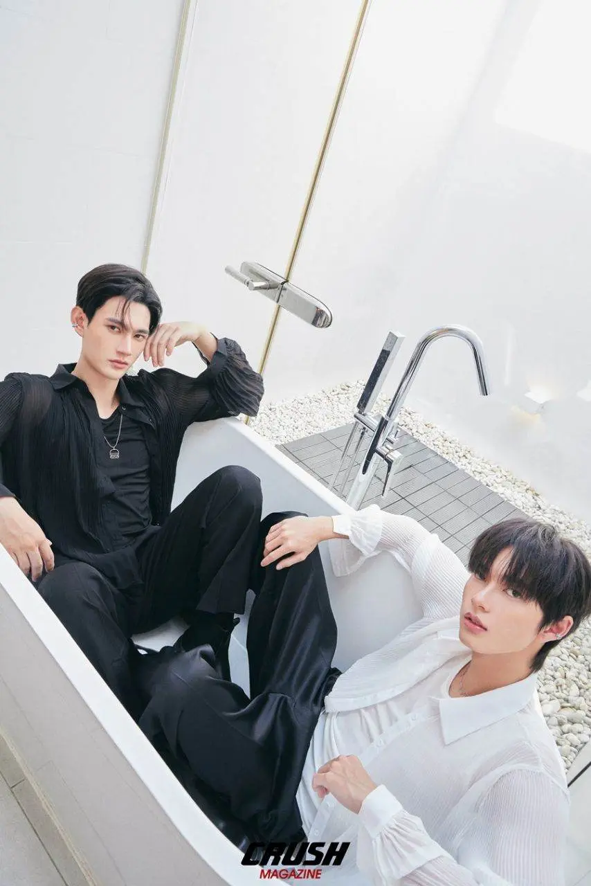 พูห์ กฤติน & พาเวล นเรศ @ CRUSH Magazine China January 2024