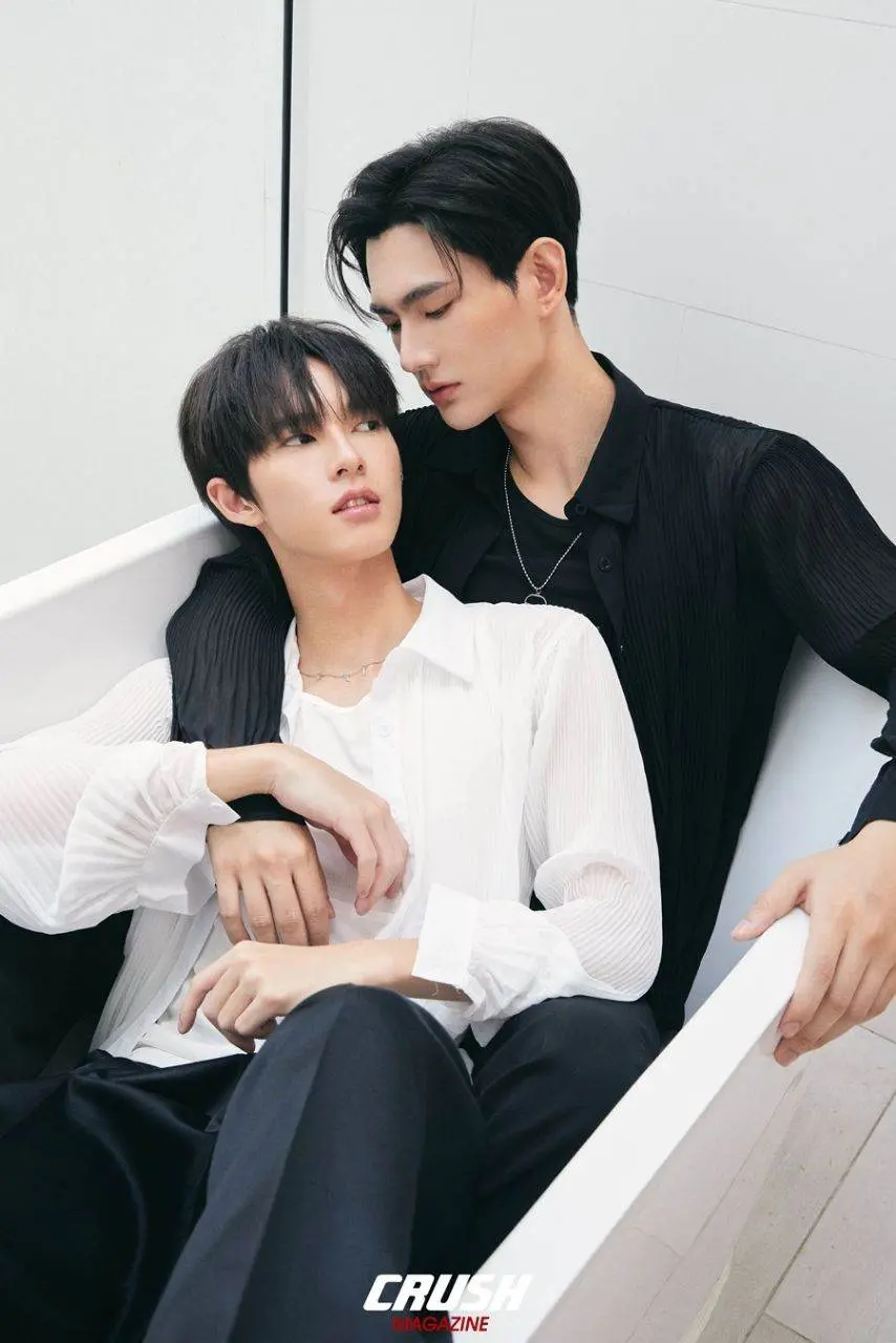 พูห์ กฤติน & พาเวล นเรศ @ CRUSH Magazine China January 2024