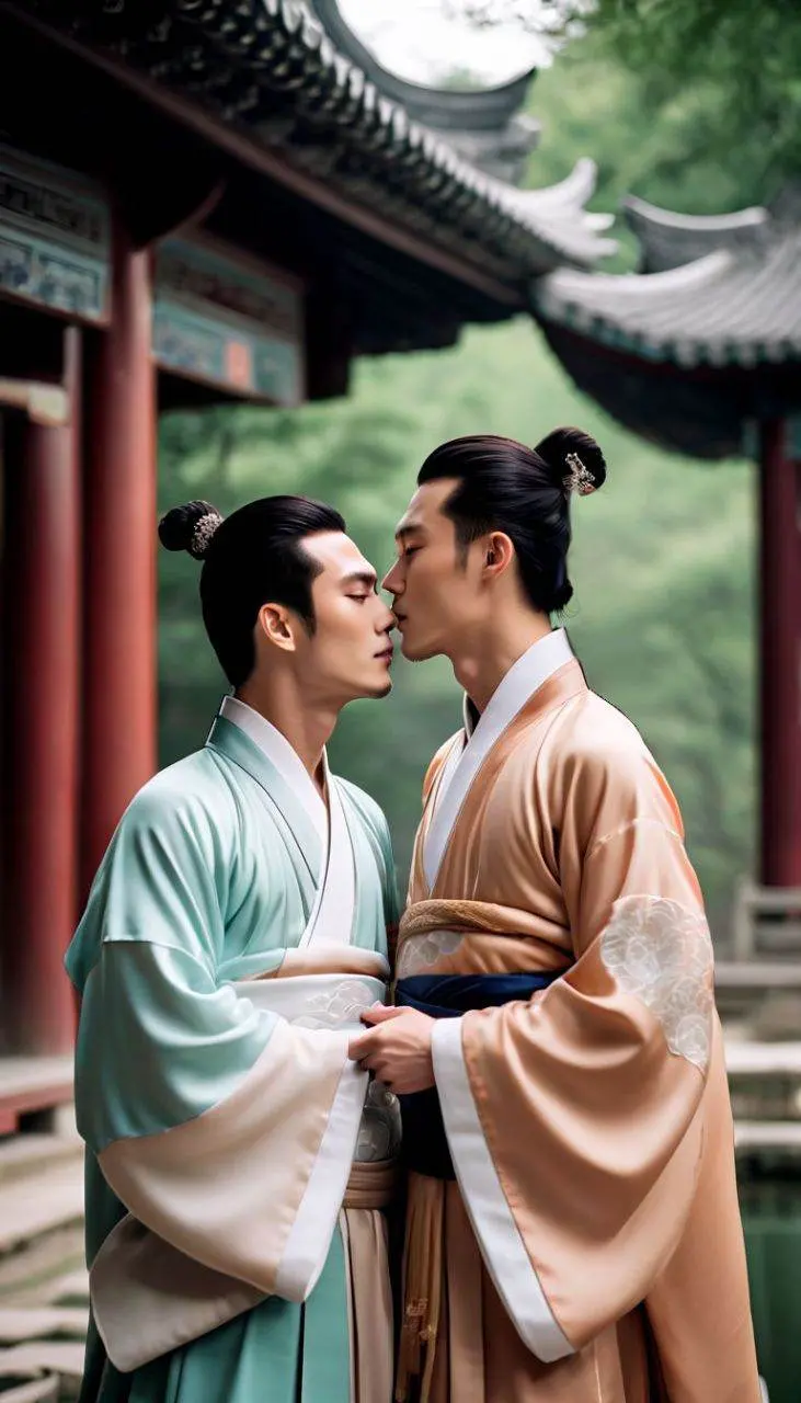 Chinese boys love : AI Art