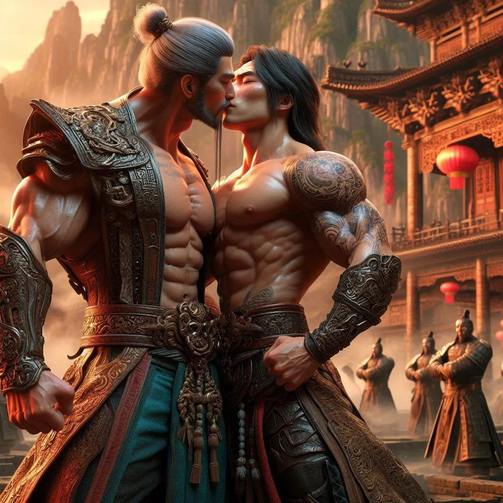 Chinese boys love : AI Art