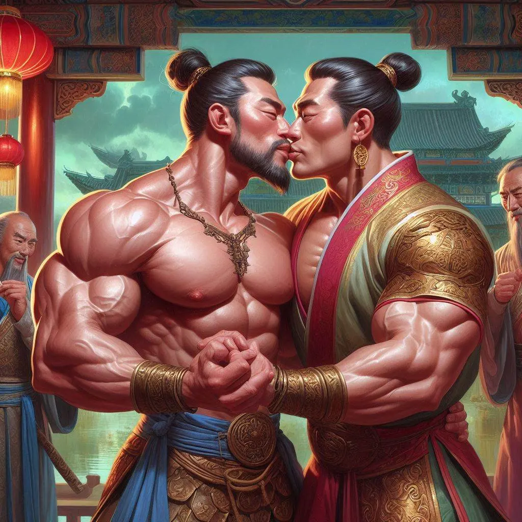 Chinese boys love : AI Art