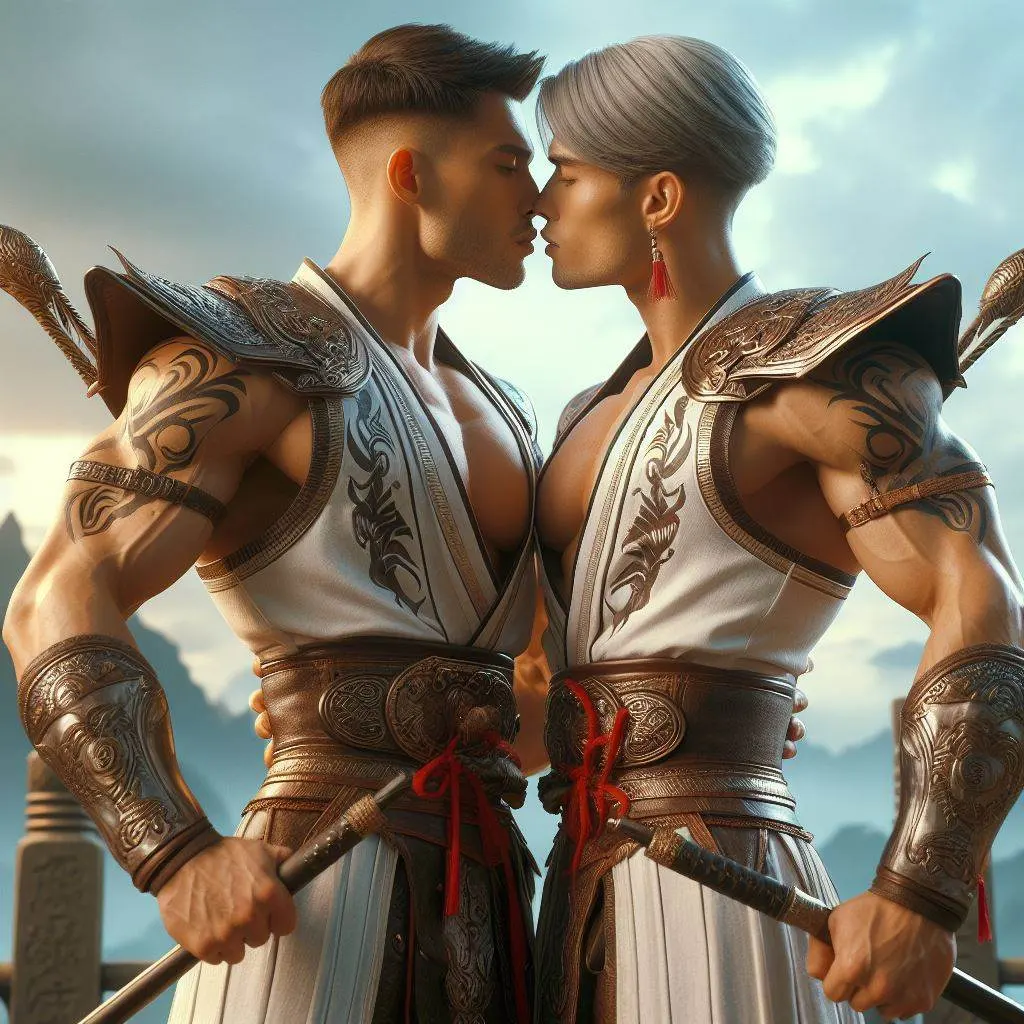Chinese boys love : AI Art