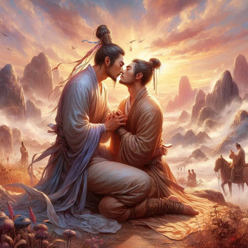 Chinese boys love : AI Art