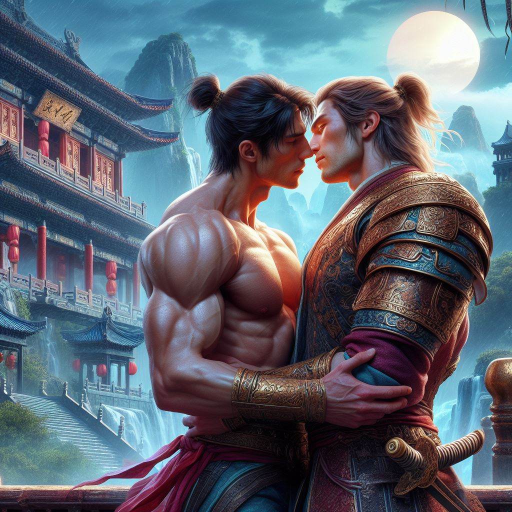 Chinese boys love : AI Art