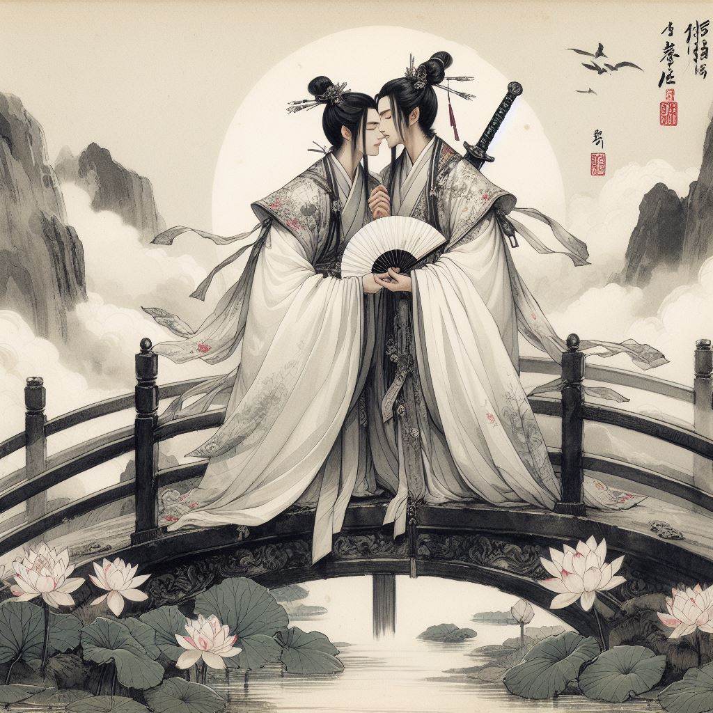 Chinese boys love : AI Art