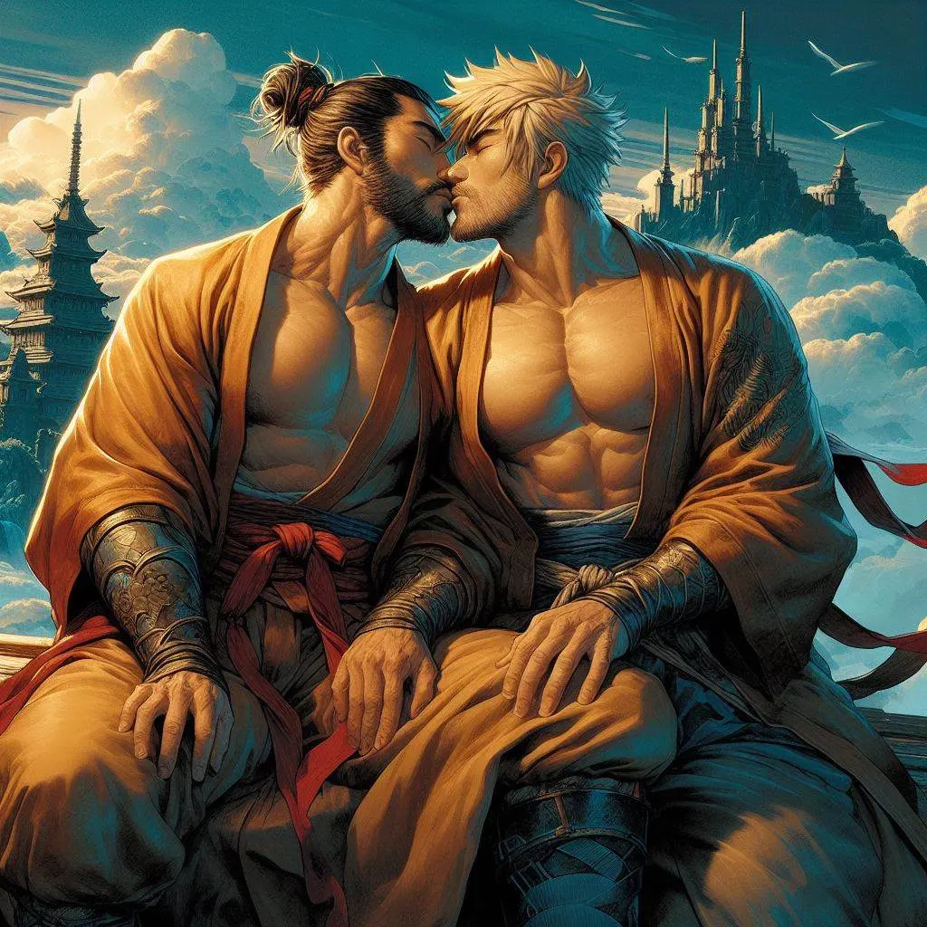 Chinese boys love : AI Art