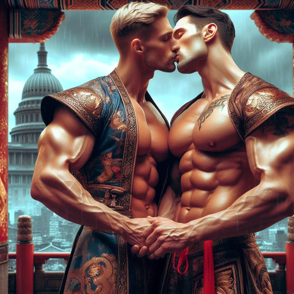 Chinese boys love : AI Art