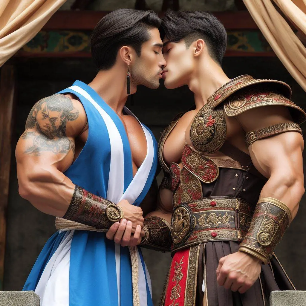 Chinese boys love : AI Art