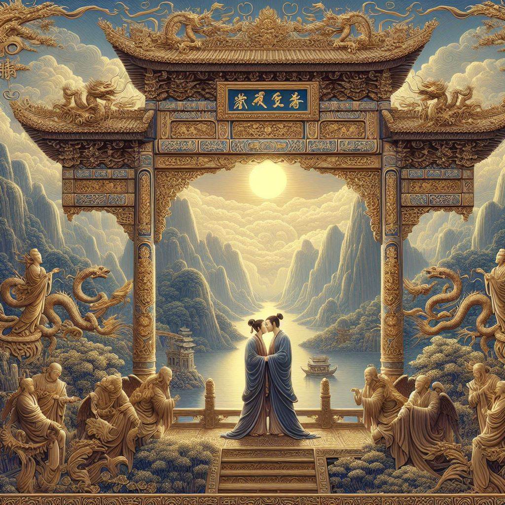 Chinese boys love : AI Art