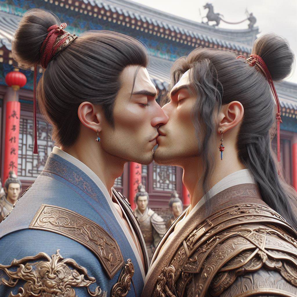 Chinese boys love : AI Art