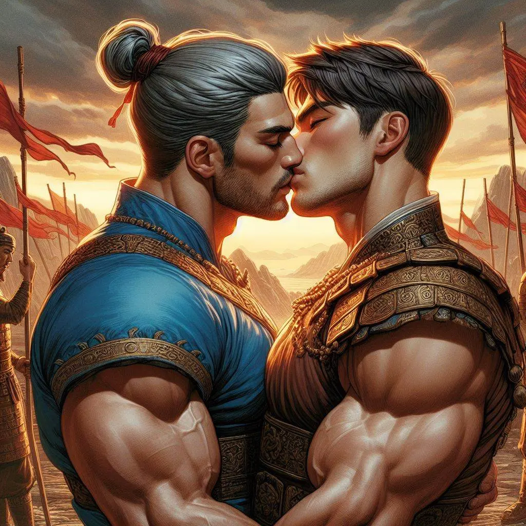 Chinese boys love : AI Art