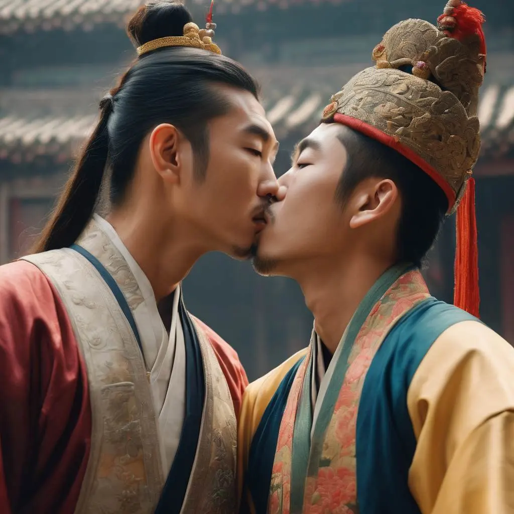 Chinese boys love : AI Art