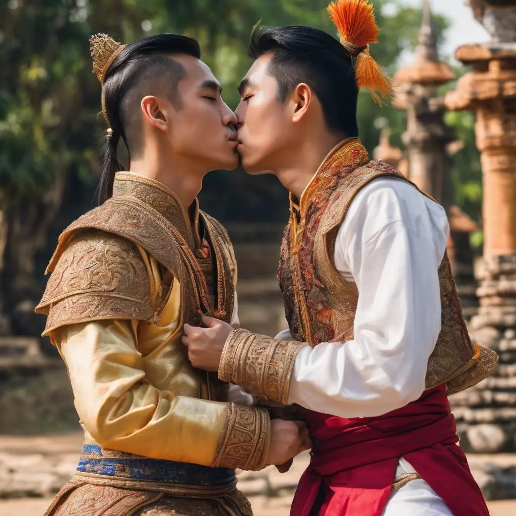 Chinese boys love : AI Art