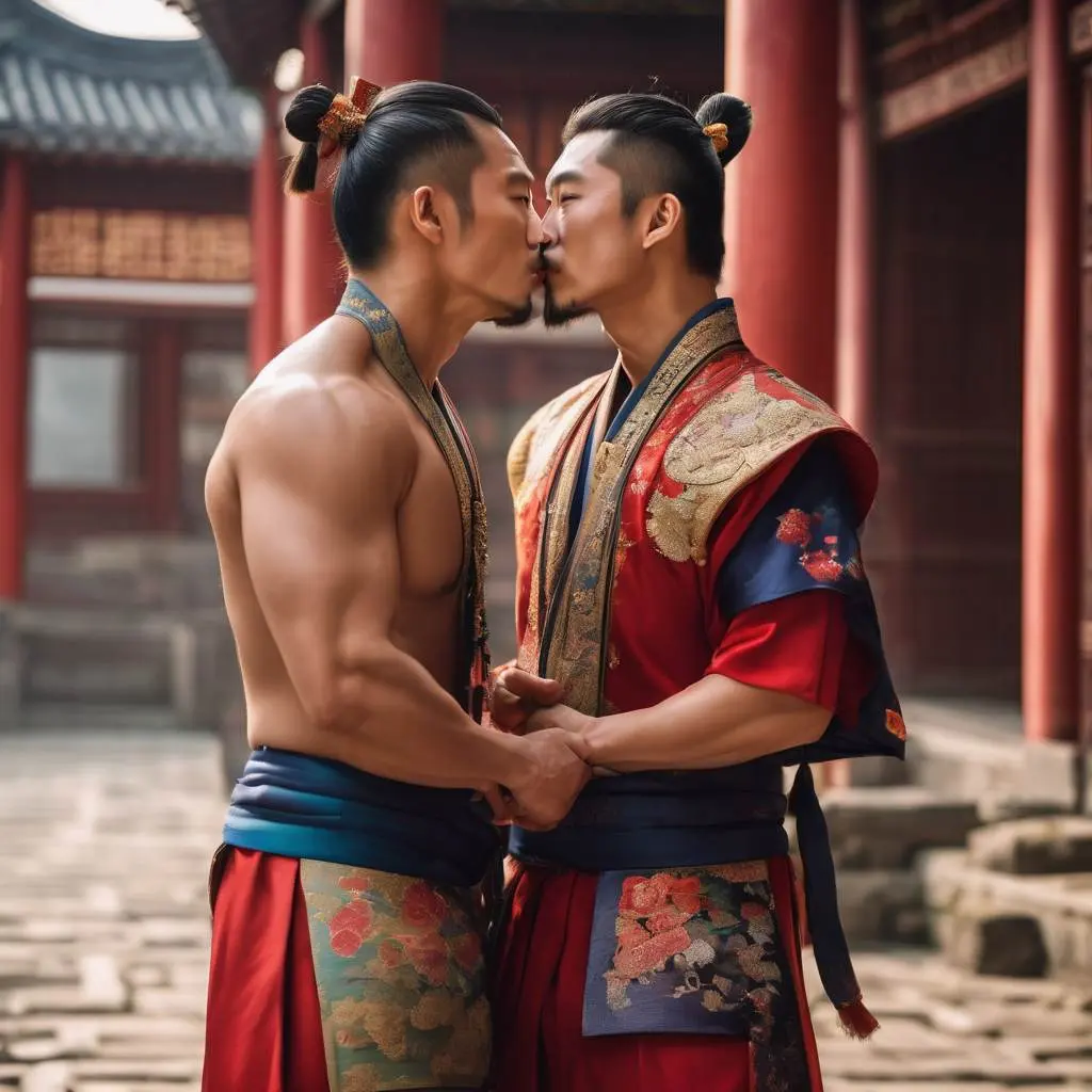 Chinese boys love : AI Art