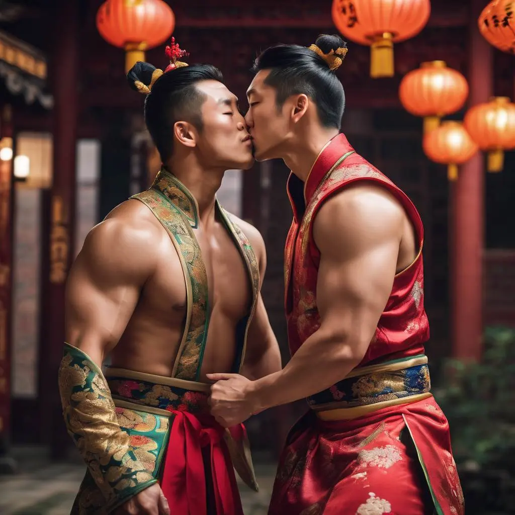 Chinese boys love : AI Art