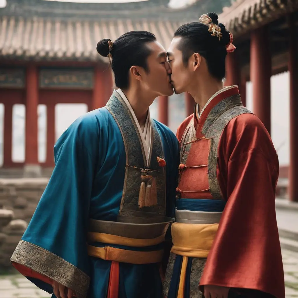 Chinese boys love : AI Art