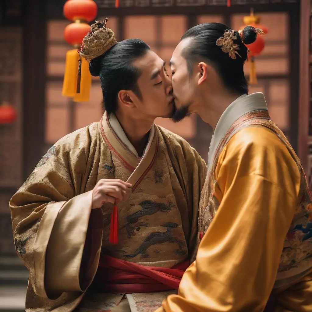 Chinese boys love : AI Art