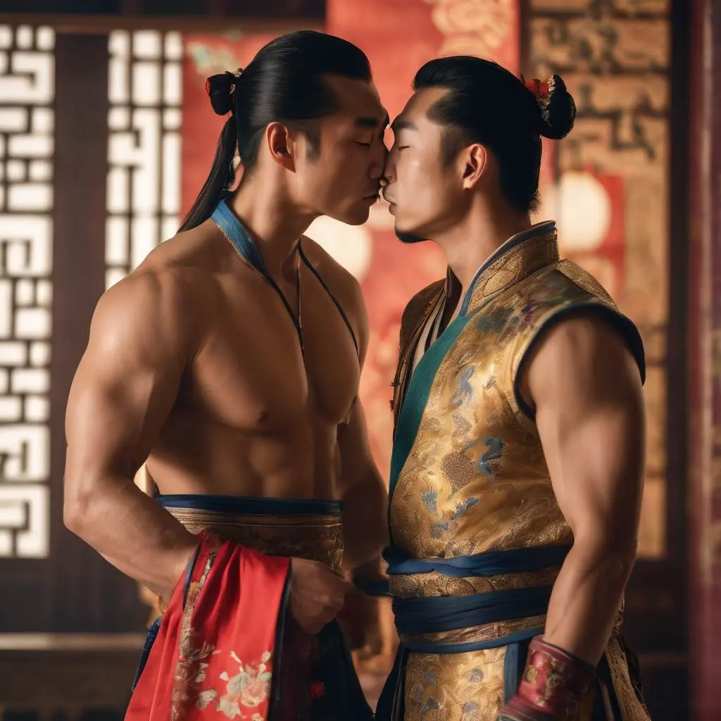 Chinese boys love : AI Art