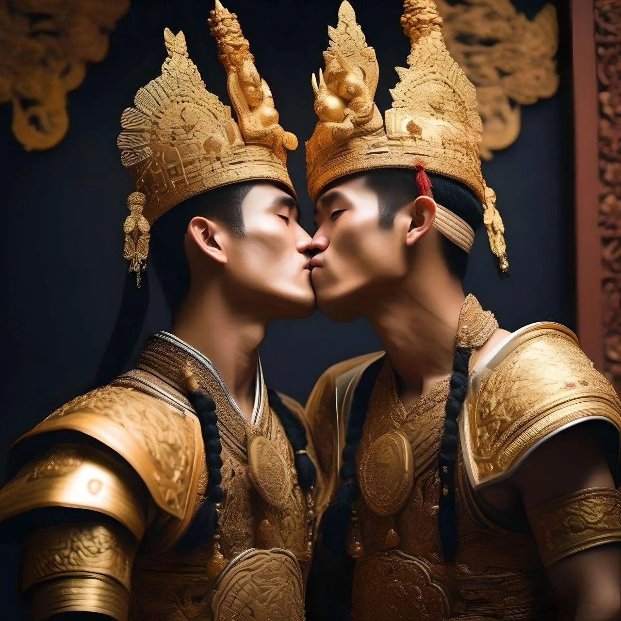 Chinese boys love : AI Art