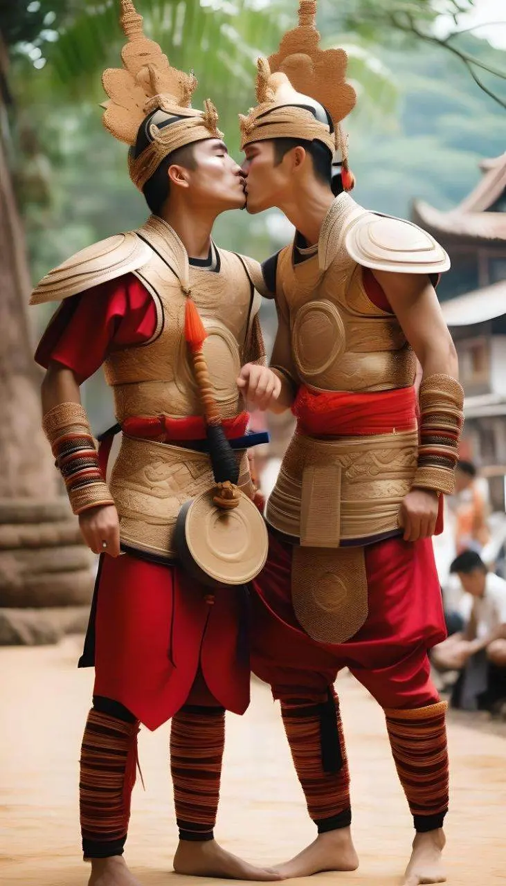 Chinese boys love : AI Art