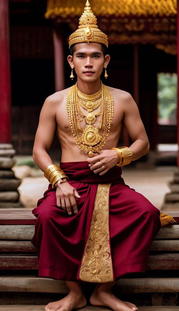Thai muscle guy : AI Art