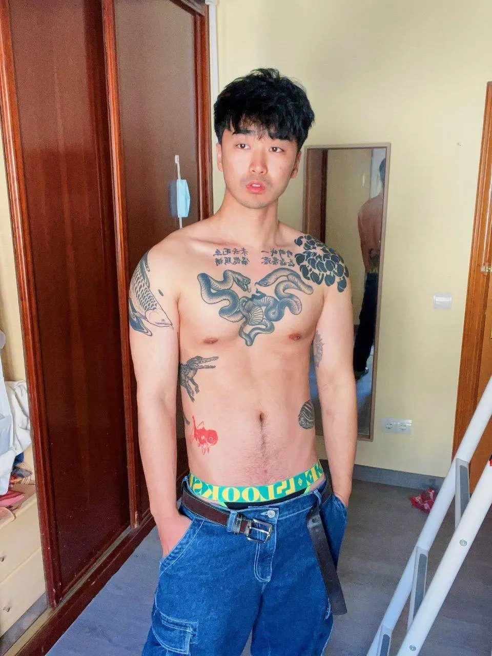 ตี๋จีน สักลาย .