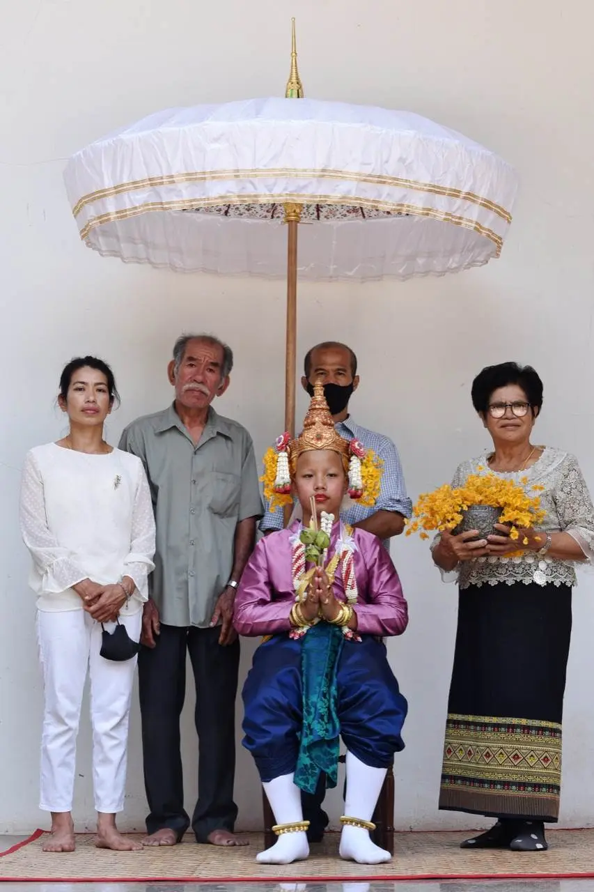 ปอยบวชลูกแก้วเมืองสอง วัดพระธาตุพระลอ อำเภอสอง จังหวัดแพร่