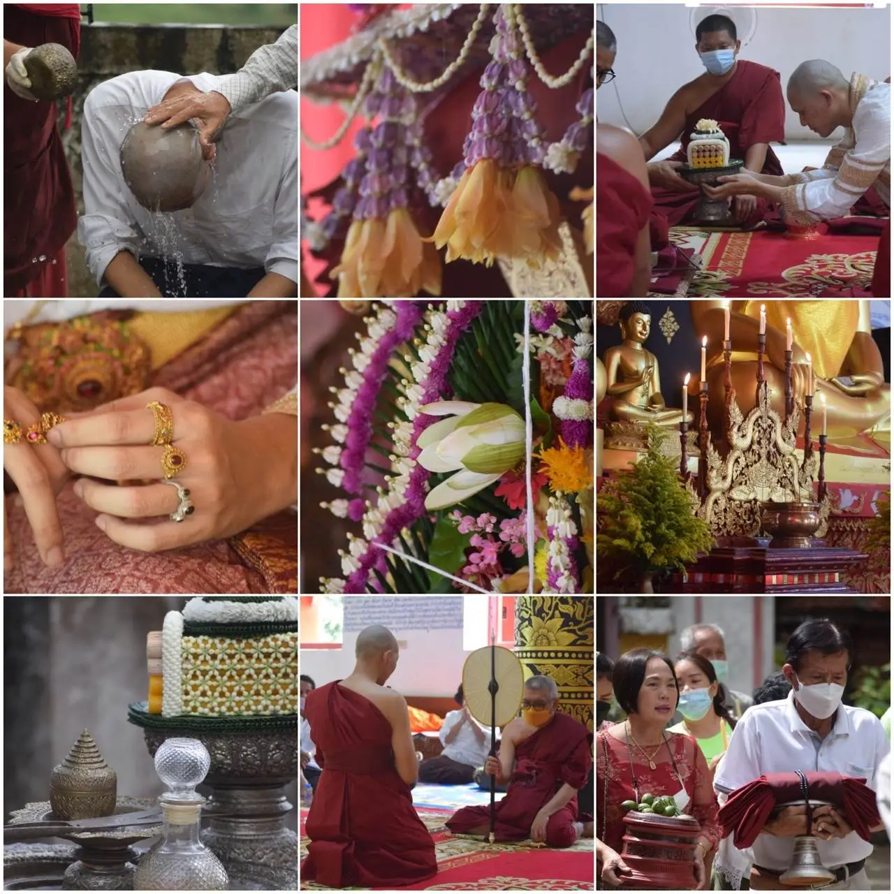 บรรชาอุปสมบท วัดพระธาตุพระลอ อำเภอสอง จังหวัดแพร่
