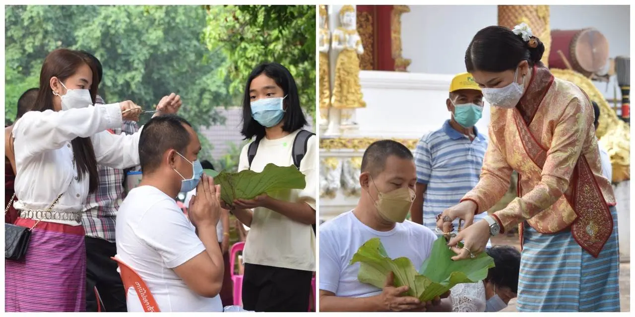 บรรชาอุปสมบท วัดพระธาตุพระลอ อำเภอสอง จังหวัดแพร่