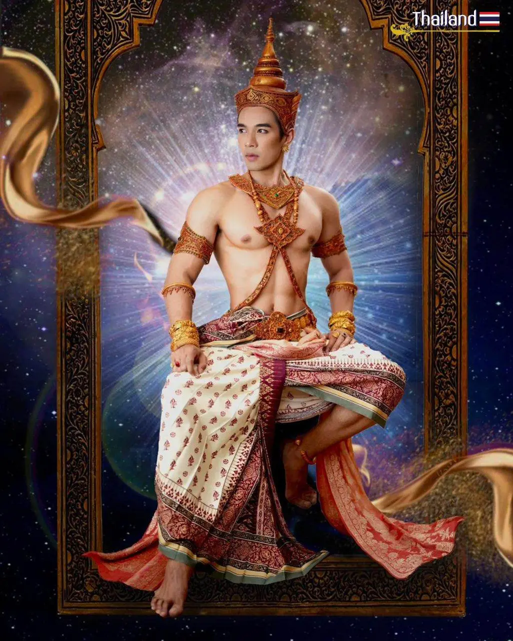 "Khun Sangkhan" The Lord of Lanna Songkran festival, 2023 | THAILAND 🇹🇭