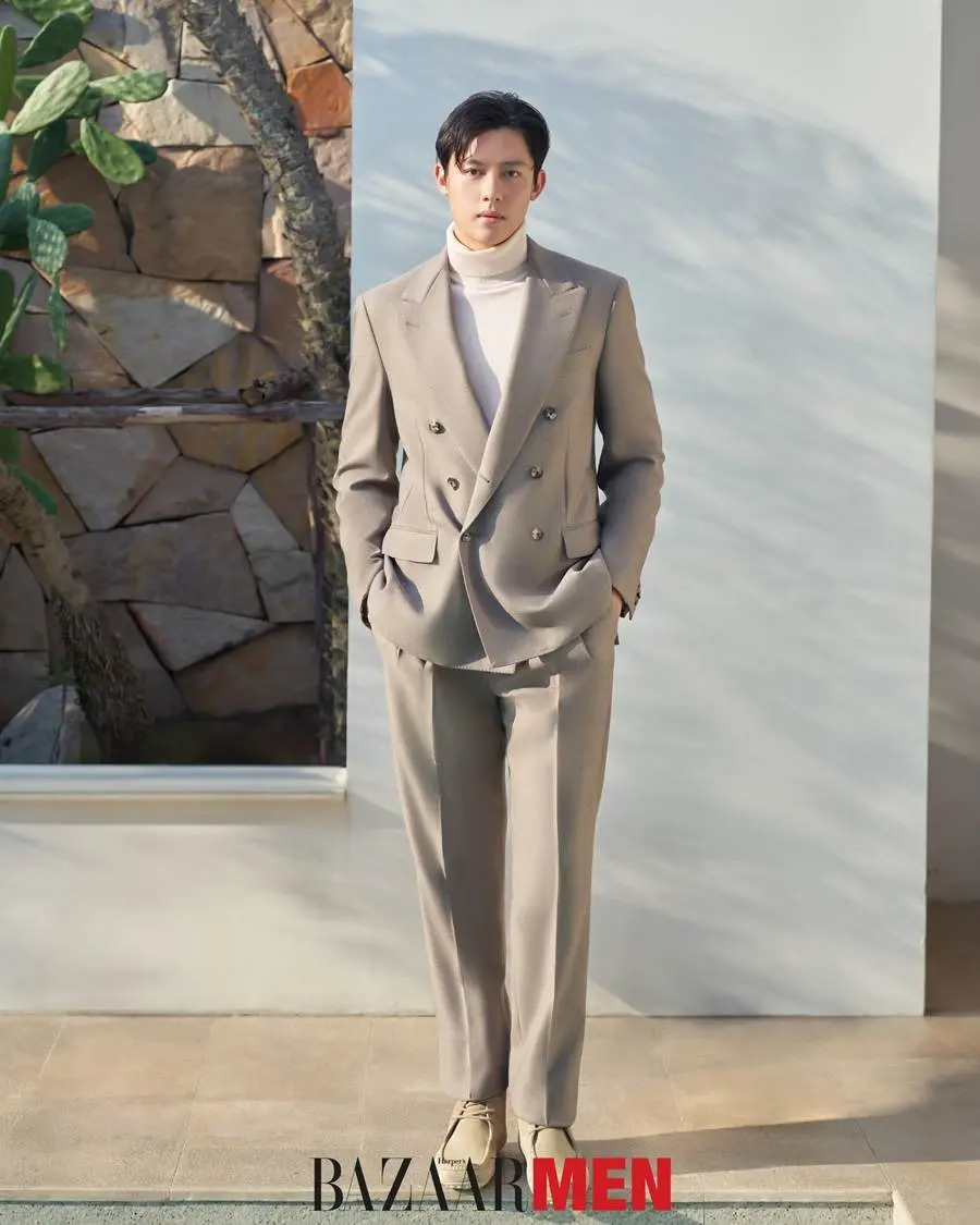 หมาก-ปริญ @ Harper&rsquo;s BAZAAR MEN Thailand January 2024