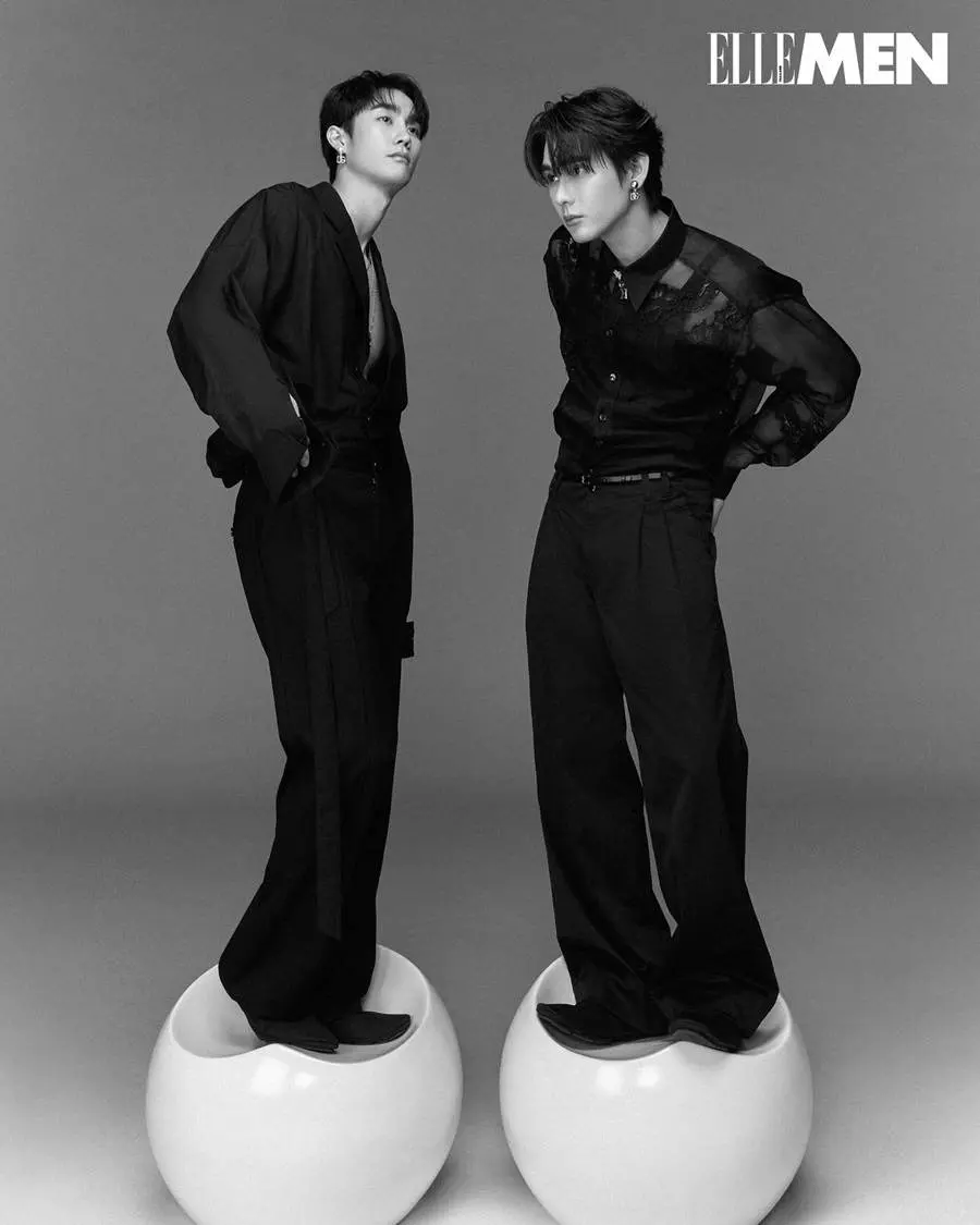 ฟอส-จิรัชพงศ์ & บุ๊ค-กษิดิ์เดช @ ELLE MEN Thailand February 2024