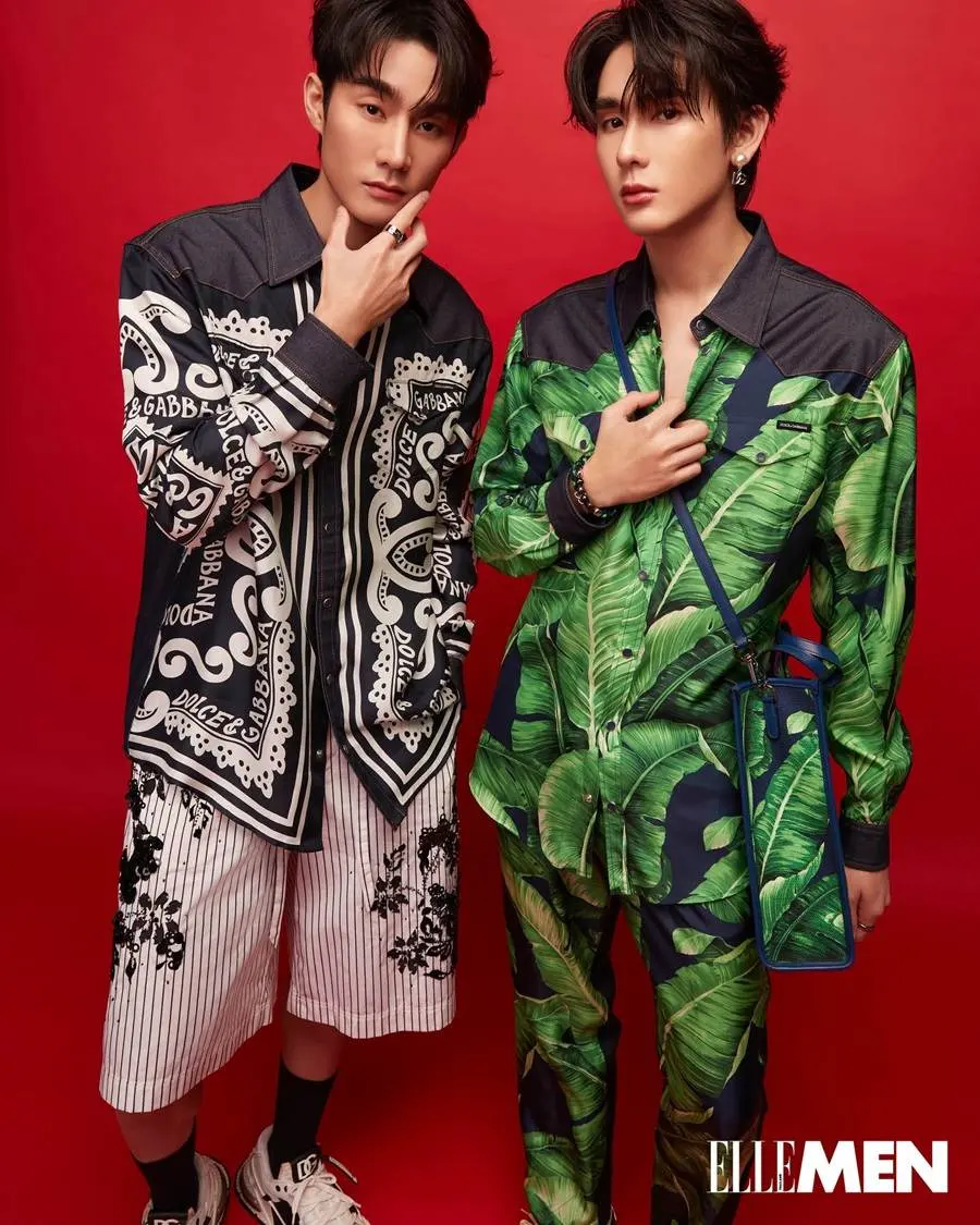ฟอส-จิรัชพงศ์ & บุ๊ค-กษิดิ์เดช @ ELLE MEN Thailand February 2024