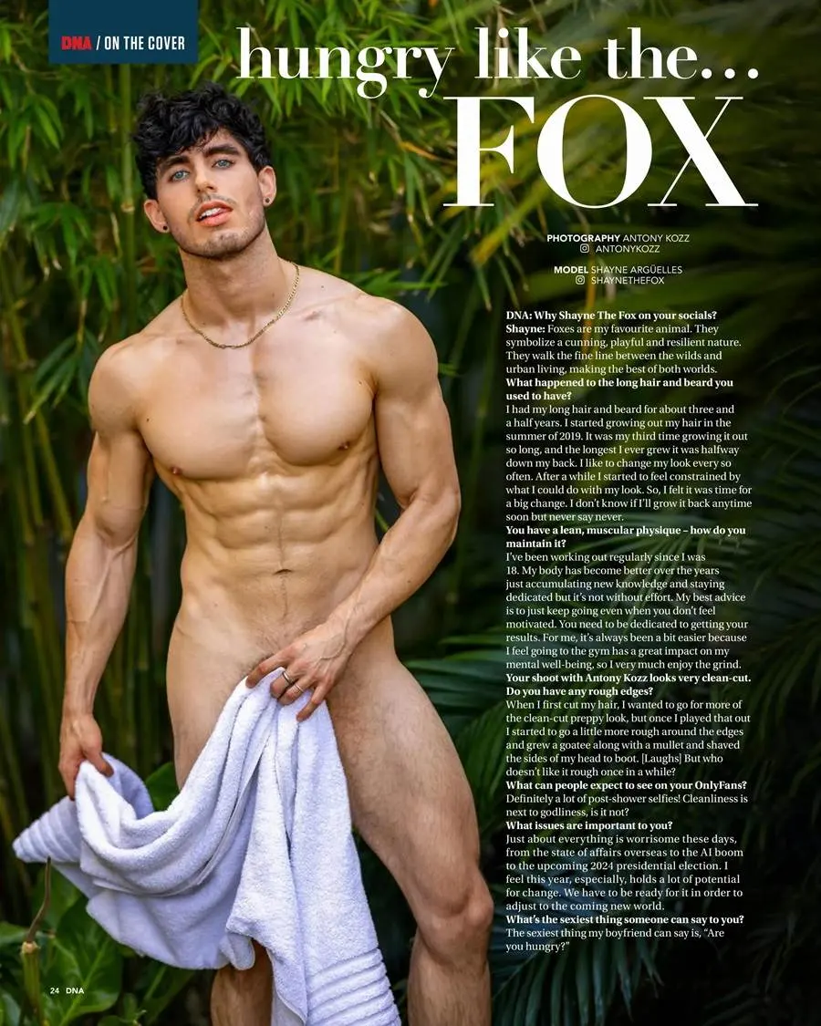 Shayne Arg&uuml;elles @ DNA Magazine issue 289 January 2024