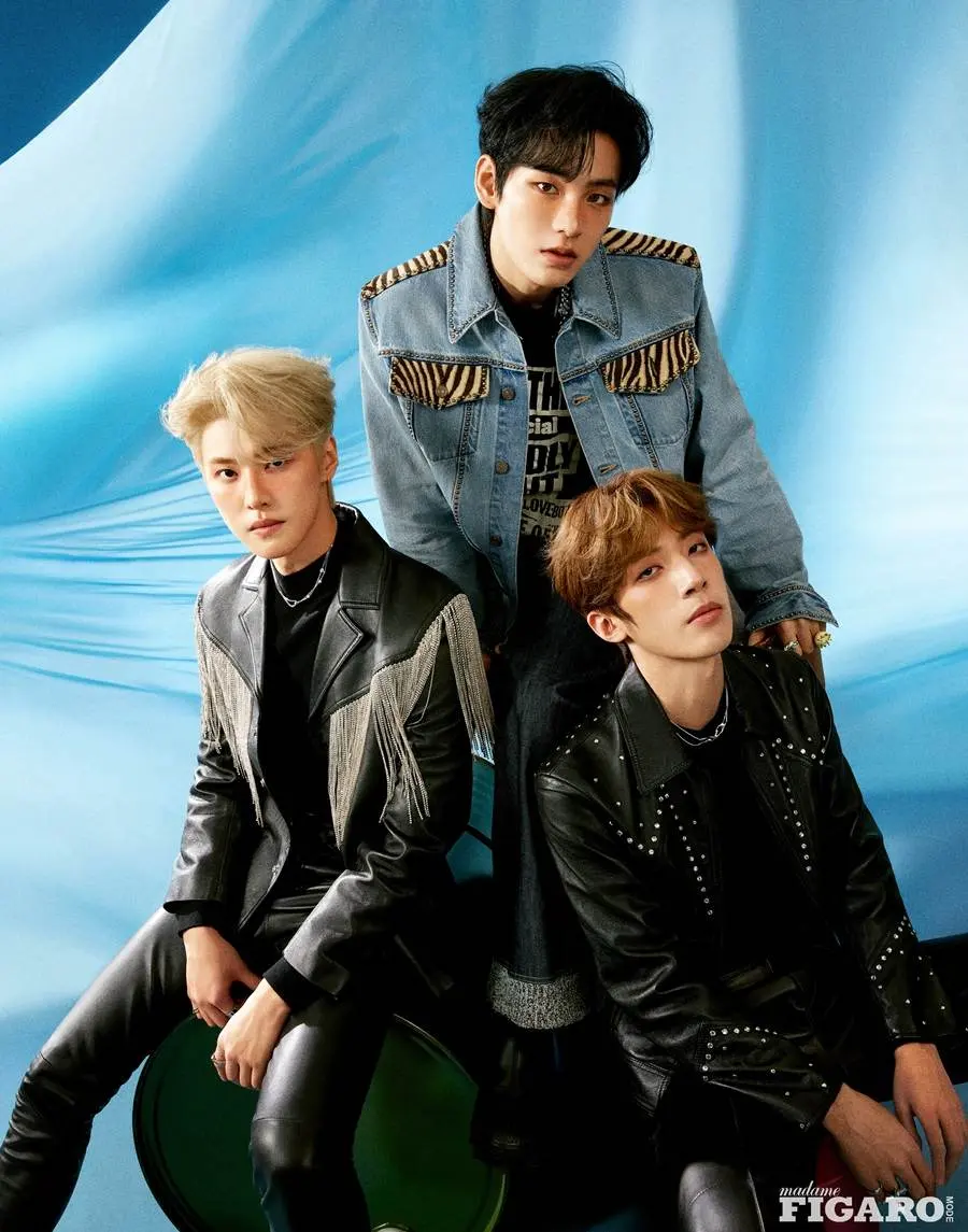 (NEWTHR3E) Yao Bonan, JiaYi & Xia Hanyu @ madame FIGARO Mode China January 2024