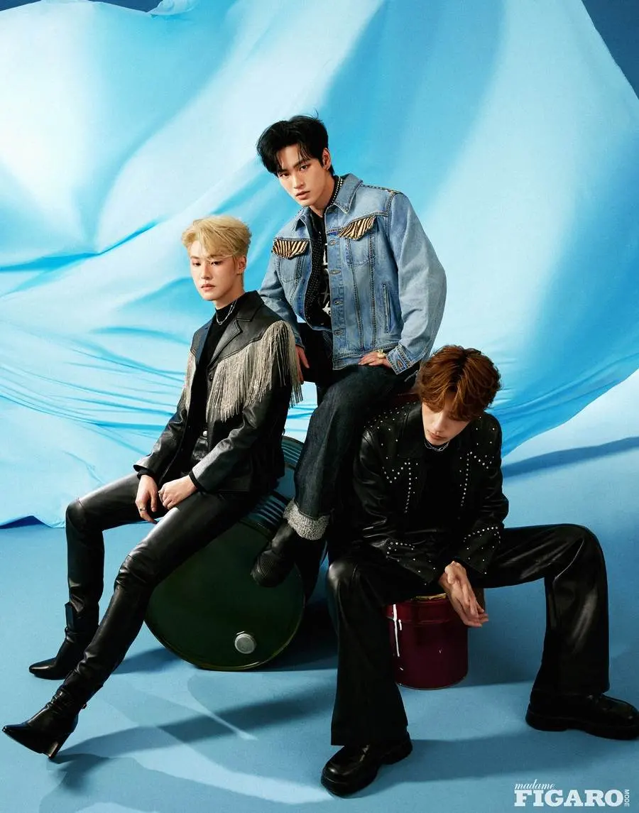 (NEWTHR3E) Yao Bonan, JiaYi & Xia Hanyu @ madame FIGARO Mode China January 2024