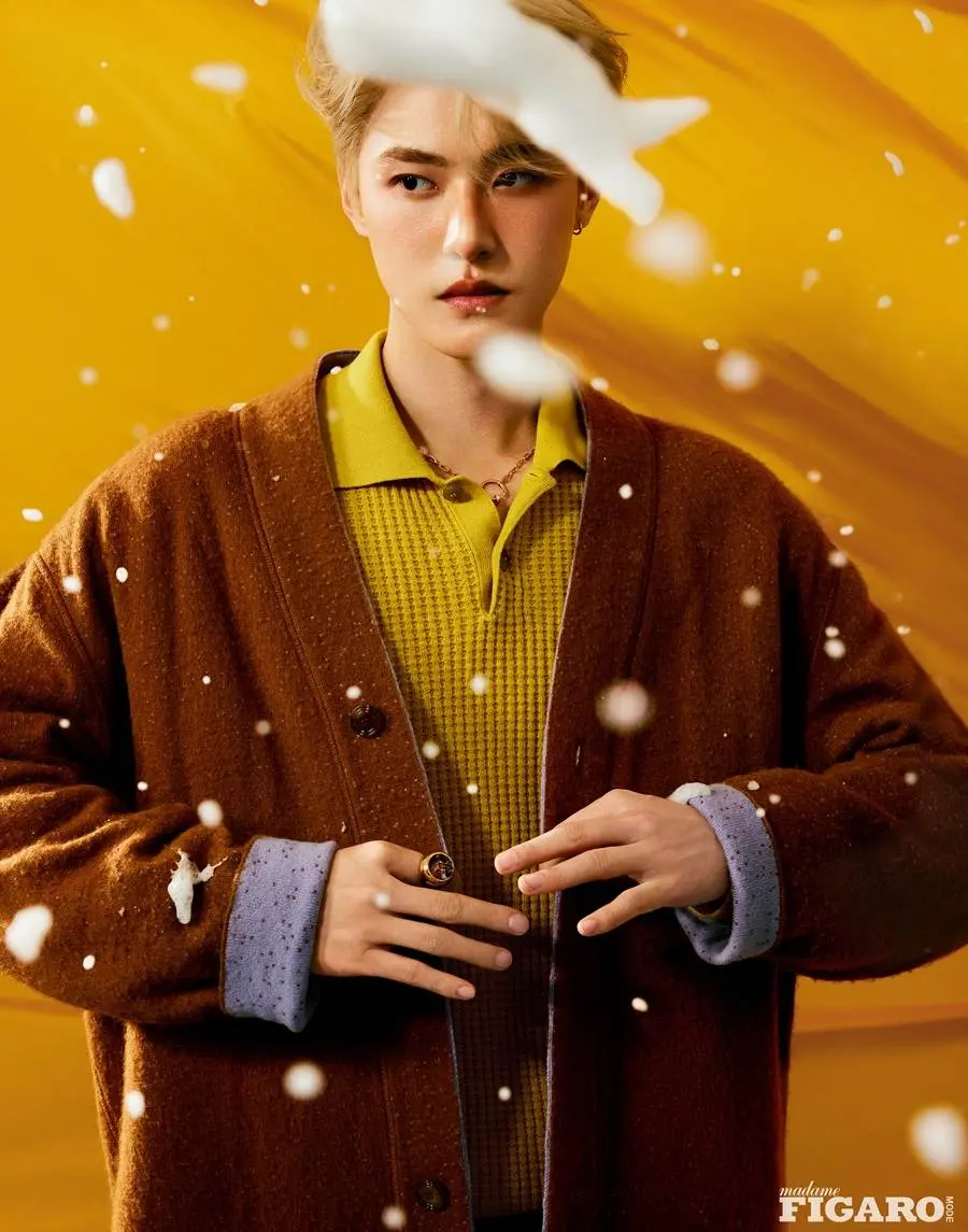 (NEWTHR3E) Yao Bonan, JiaYi & Xia Hanyu @ madame FIGARO Mode China January 2024