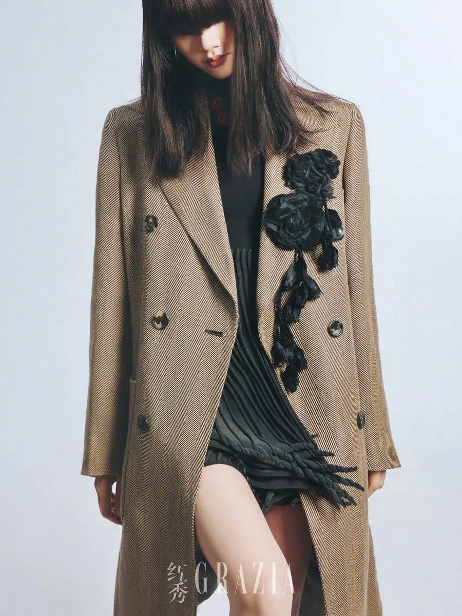 Ren Min @ Grazia China January 2024