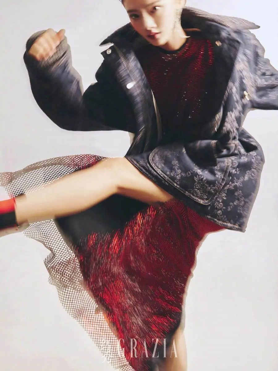 Ren Min @ Grazia China January 2024
