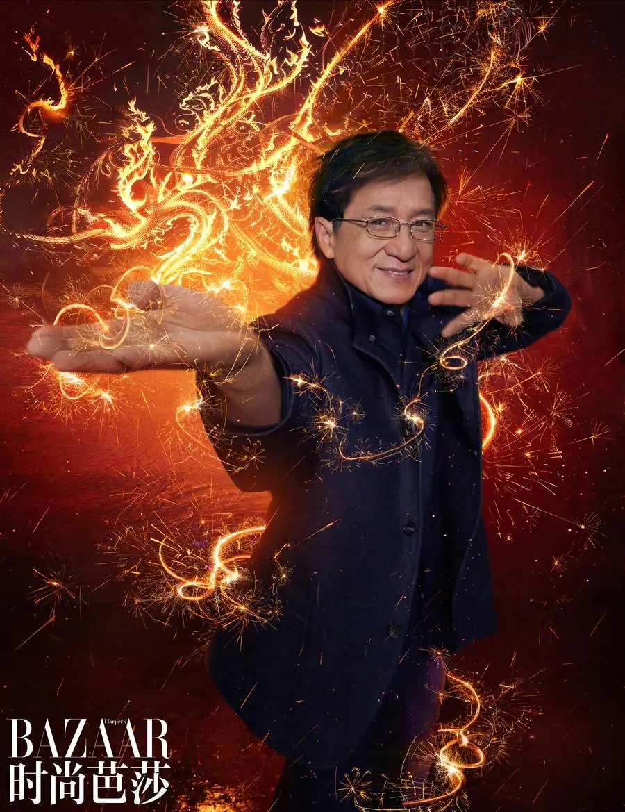 Jackie Chan @ Harper's BAZAAR China February 2024