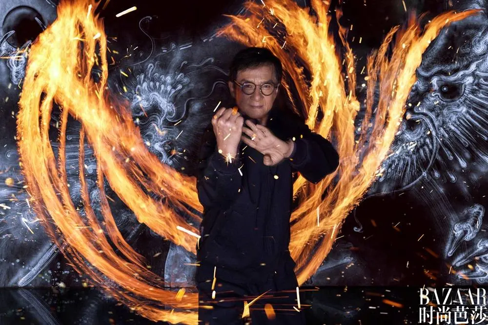 Jackie Chan @ Harper's BAZAAR China February 2024
