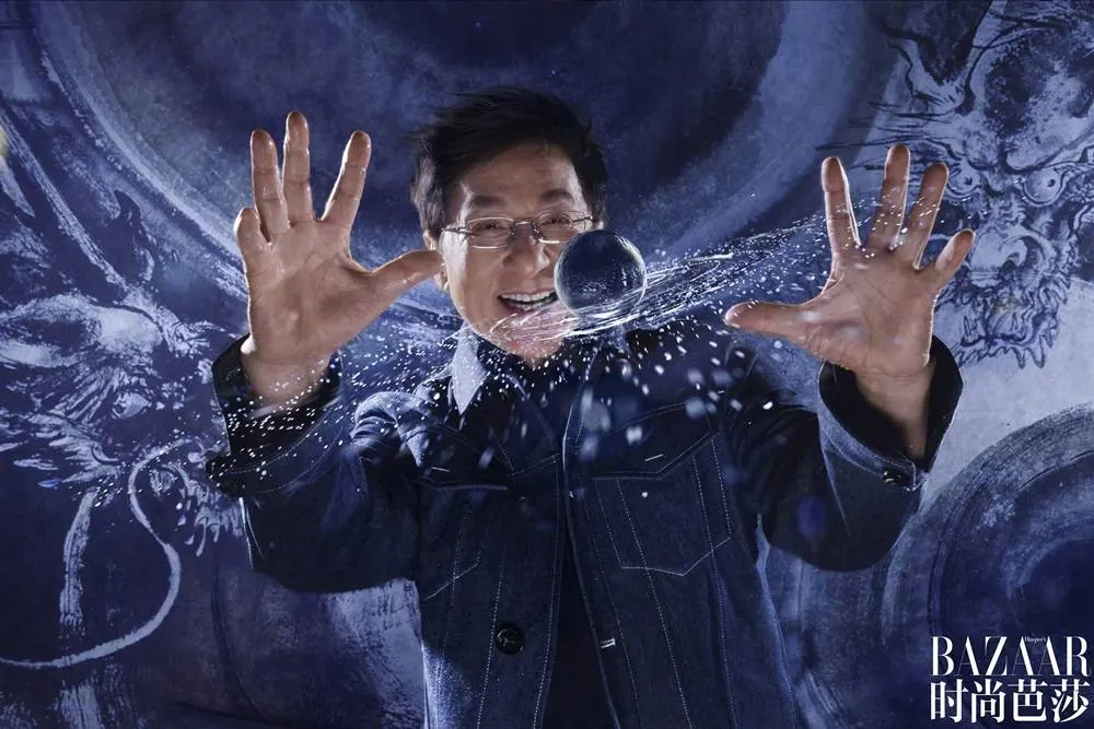 Jackie Chan @ Harper's BAZAAR China February 2024
