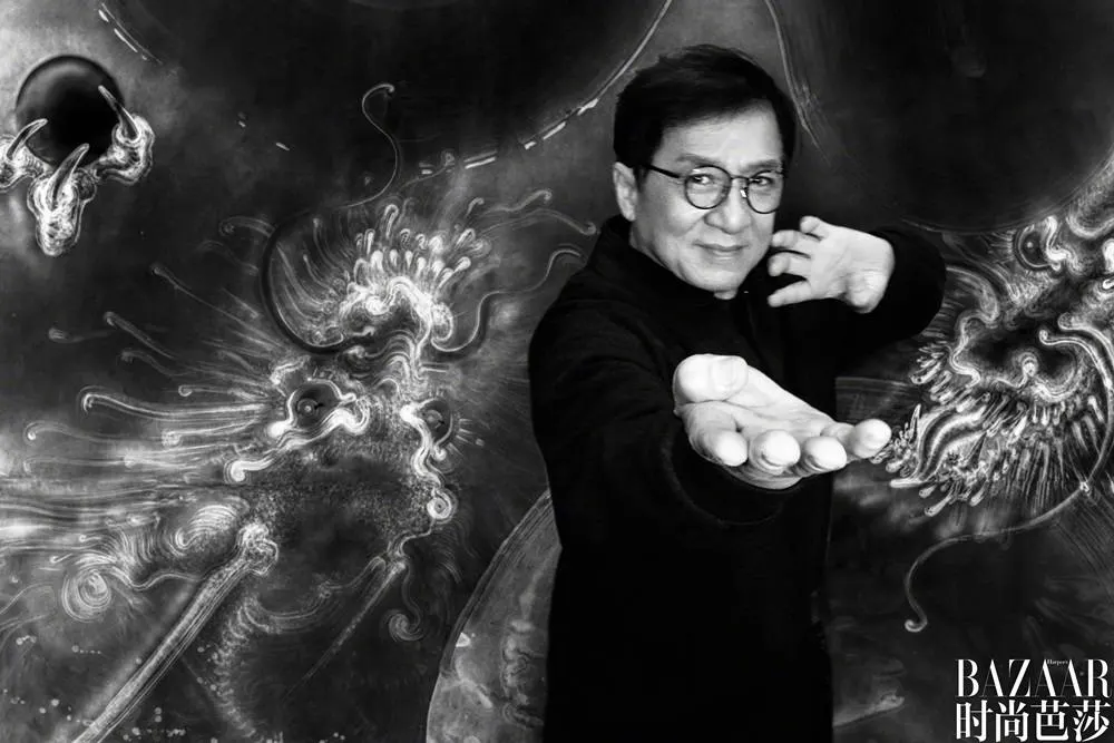 Jackie Chan @ Harper's BAZAAR China February 2024