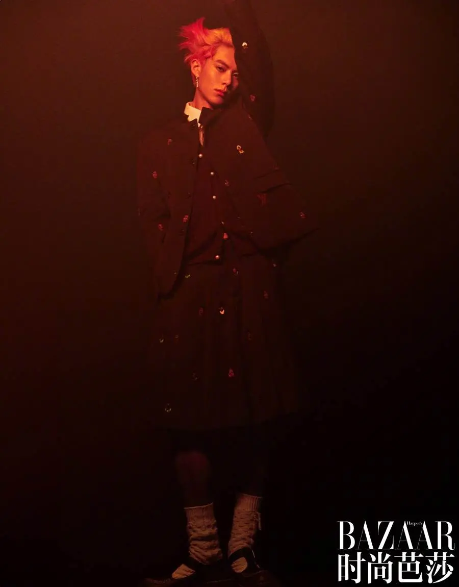 Dylan Wang @ Harper's BAZAAR China February 2024