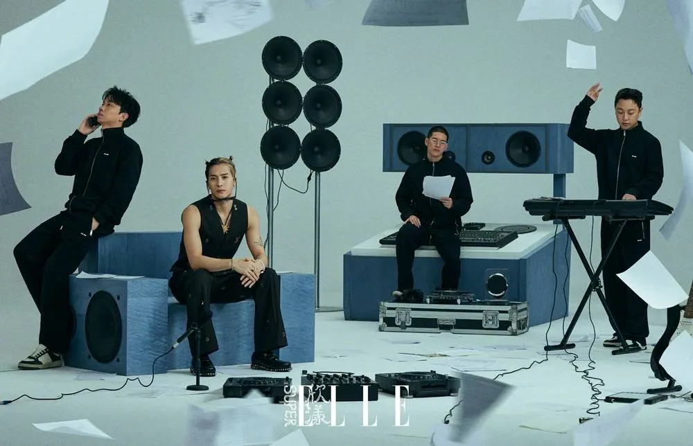 Jackson Wang & members of TEAM WANG @ SuperELLE China February 2024