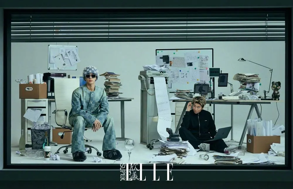 Jackson Wang & members of TEAM WANG @ SuperELLE China February 2024
